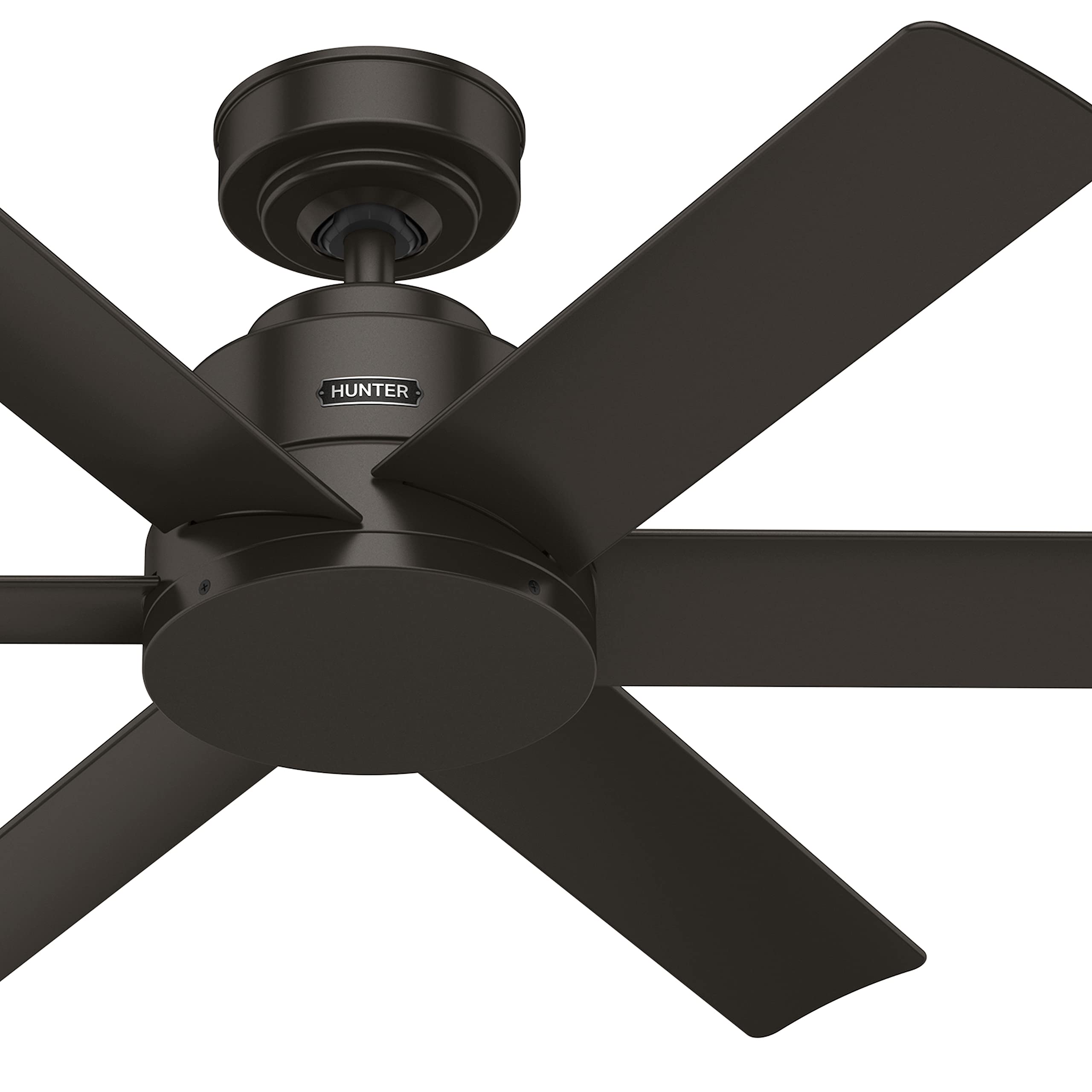 Hunter Fan 44 Inch Contemporary Premier Bronze Finish Outdoor Ceiling Fan with 6 Blades - Energy Efficient & Weather Resistant - Perfect for Patio, Deck, and Covered Porch Areas (Renewed)