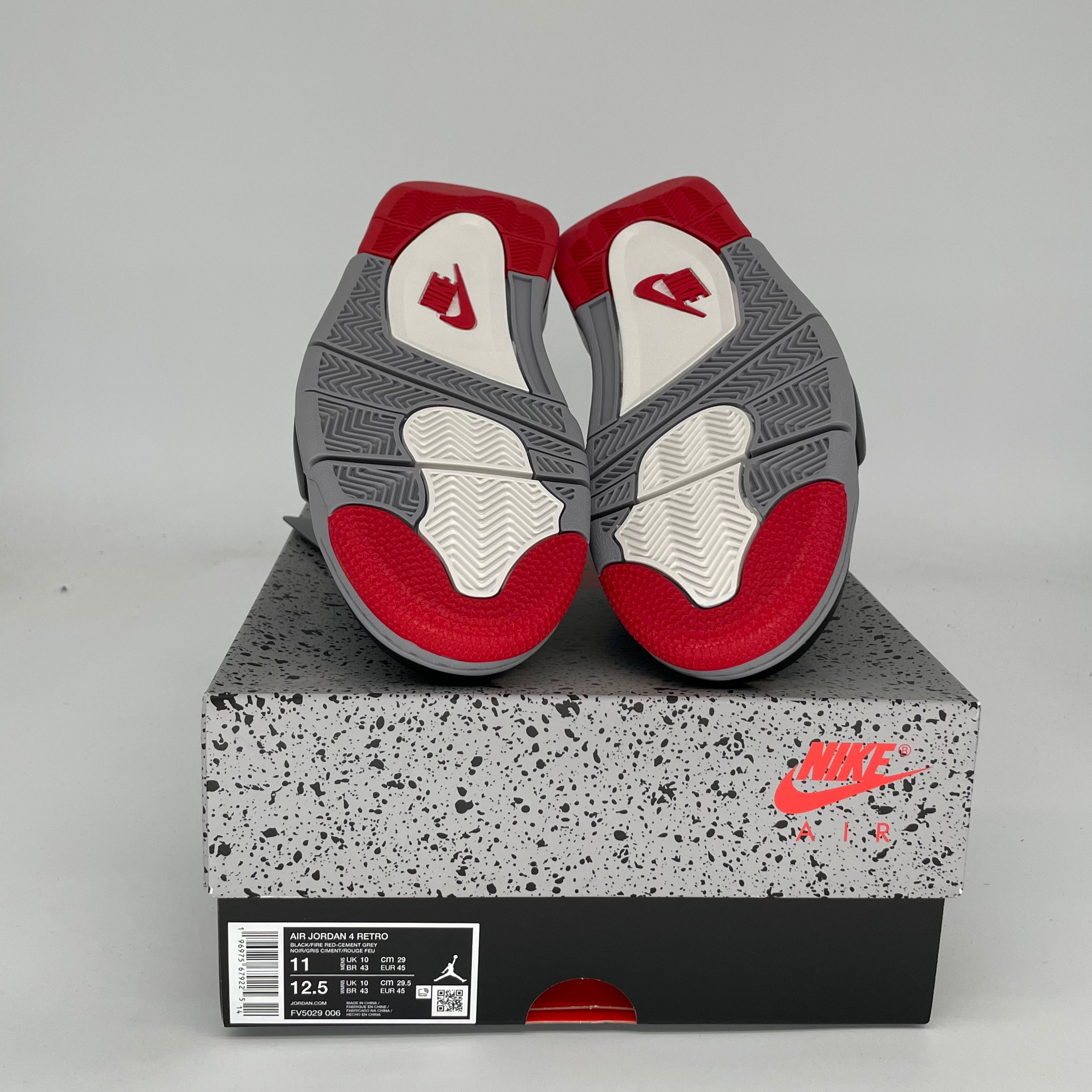 Original Air Jordan 4 Bred Reimagined - Men's Size 11 Basketball Shoes (FV5029-006) | Retro Sneakers for Streetwear & Basketball Games