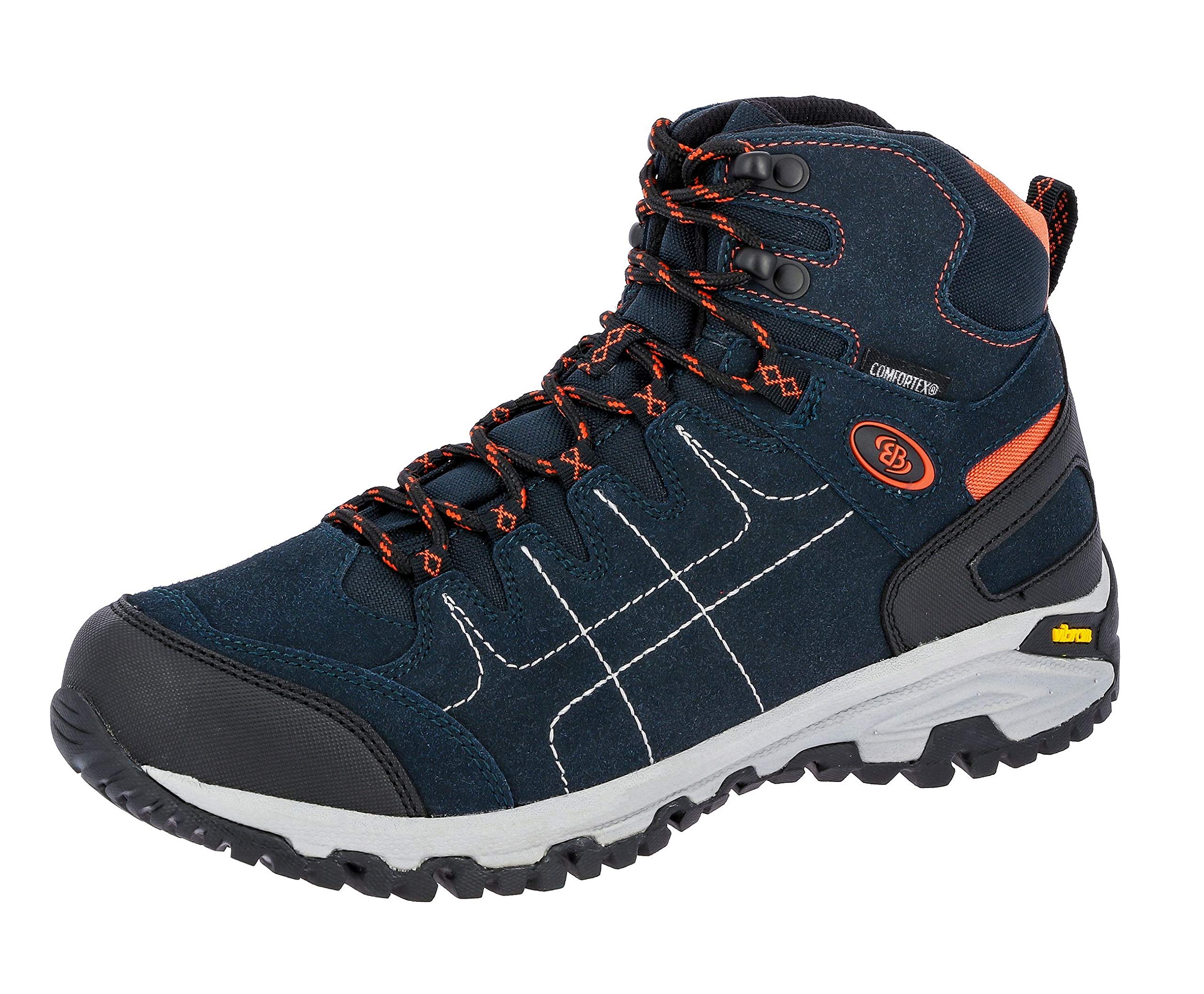 Bruetting Men's High Rise Hiking Shoes - Waterproof Outdoor Trekking Boots for Mountain Climbing & Trail Walking - Perfect for Hiking, Camping & Backpacking Adventures