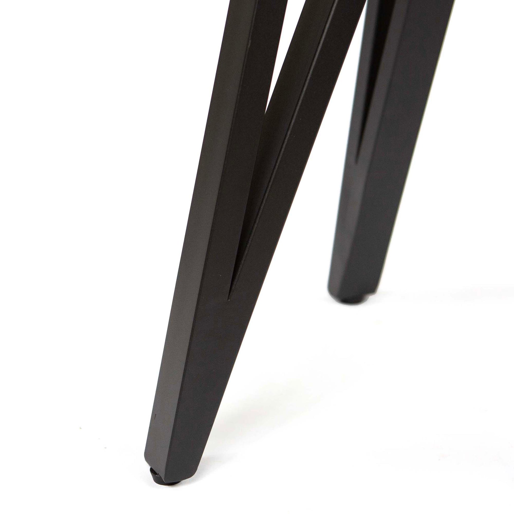 SS2160 Box Corner Side Table Legs - Set of 4 for DIY Furniture, Coffee Table, Nightstand & End Table Projects | Heavy Duty Metal Table Legs for Home Decor