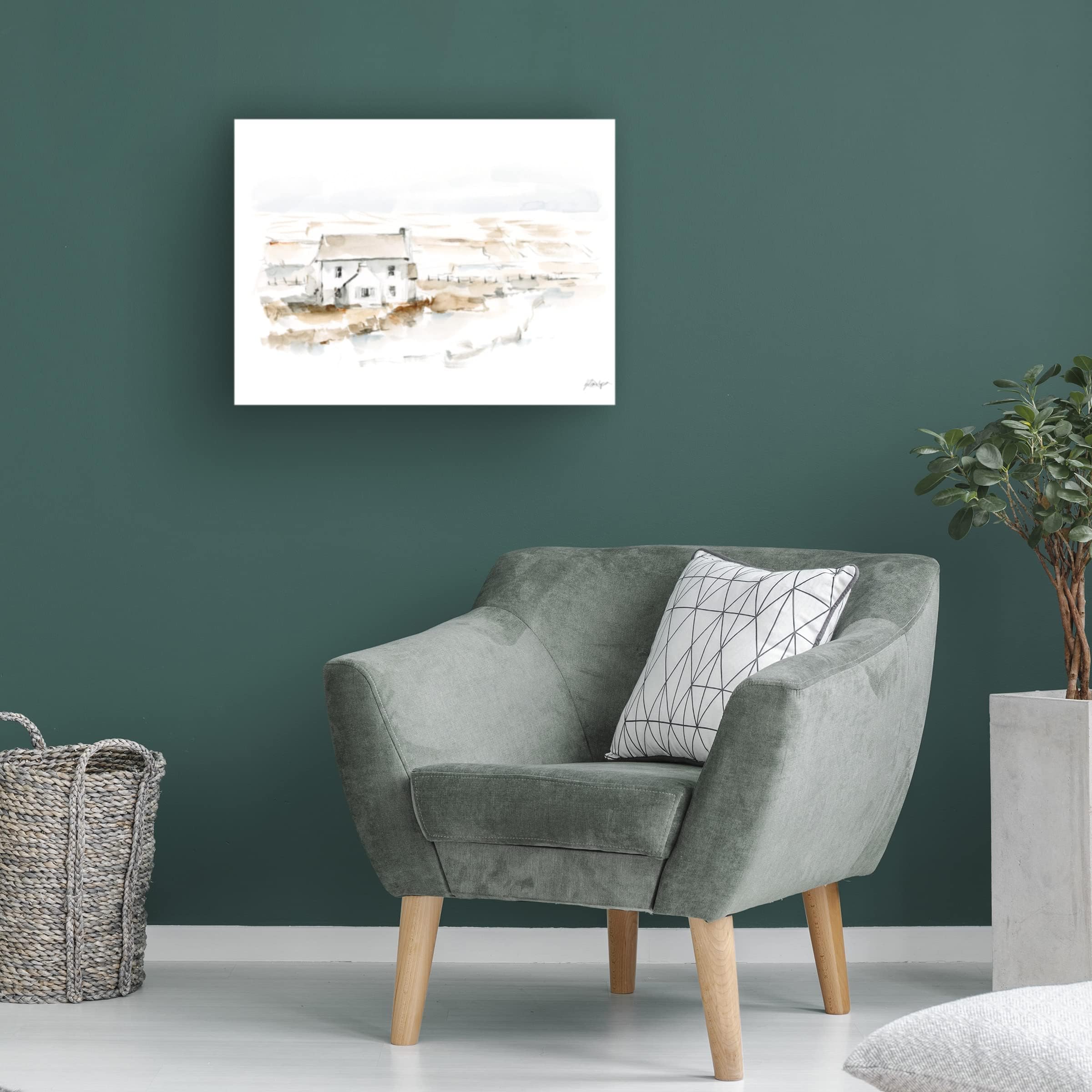Ethan Harper Neutral Farmhouse I Canvas Art Print - Modern Rustic Wall Decor for Living Room, Bedroom & Office - Trademark Fine Art