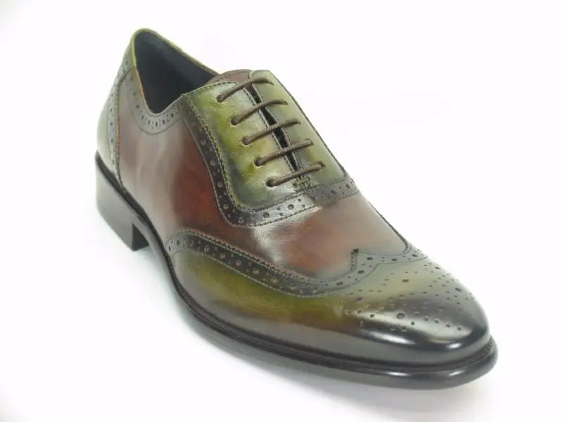 Premium Handcrafted Wingtip Medallion Oxford Dress Shoes for Men - Classic Business & Formal Occasions