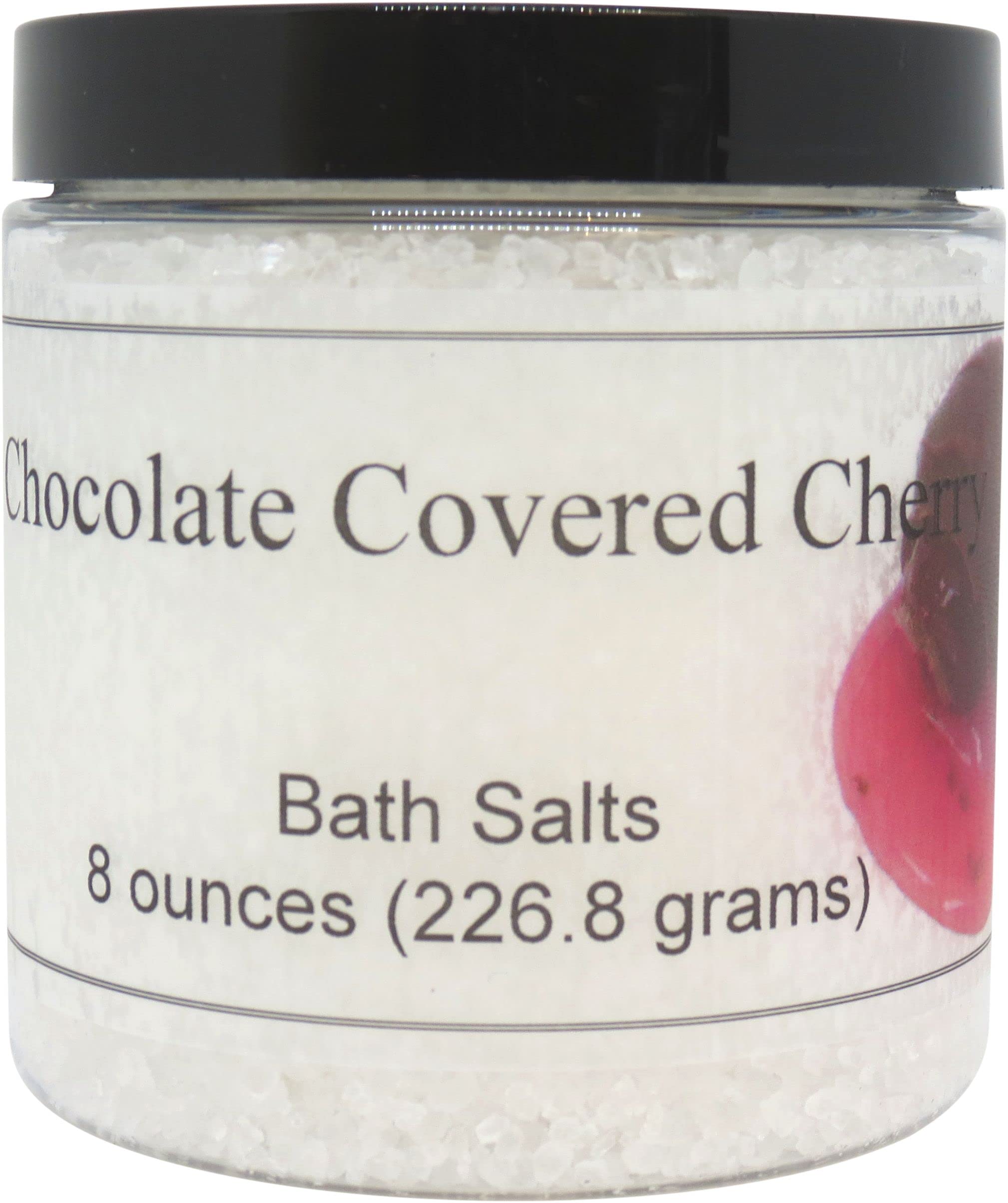 Eclectic Lady Chocolate Covered Cherry Bath Salts - 8oz Relaxing Soak for Stress Relief & Self Care | Perfect for Spa Nights & Gift Sets