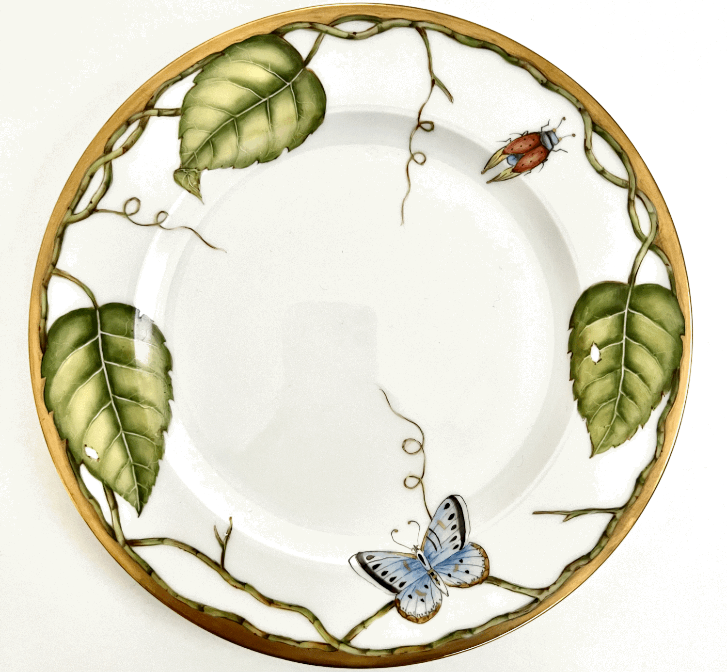 Anna Weatherley Ivy Garland Porcelain Salad Plate - Elegant Floral Design for Desserts, Appetizers & Party Serving - Perfect for Weddings, Tea Parties & Special Occasions