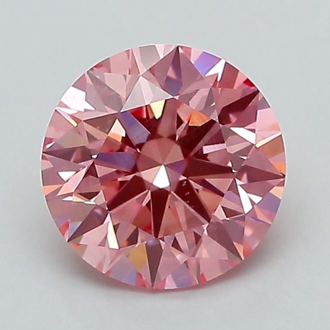 1.27 Carat Round Cut Fancy Pink Diamond Ring - Elegant Solitaire Engagement Jewelry for Women - Perfect for Proposals, Anniversaries & Special Occasions