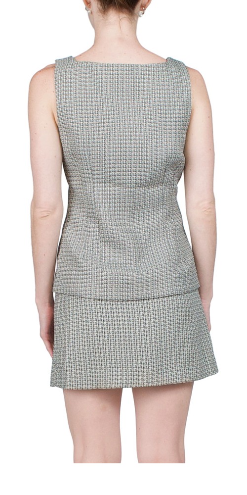Amira Women's Tweed Top - Elegant Knit Blouse for Office, Party & Casual Wear | Stylish & Comfortable Fall Fashion