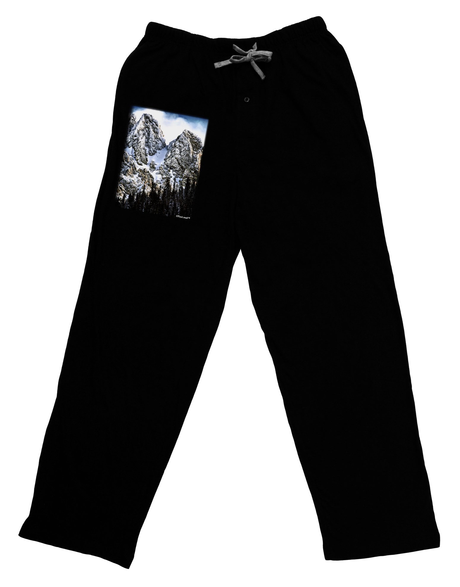 TooLoud Mountain Landscape Print Lounge Pants for Men & Women - Comfortable Sleepwear & Casual Home Wear for Relaxing, Lounging, and Yoga
