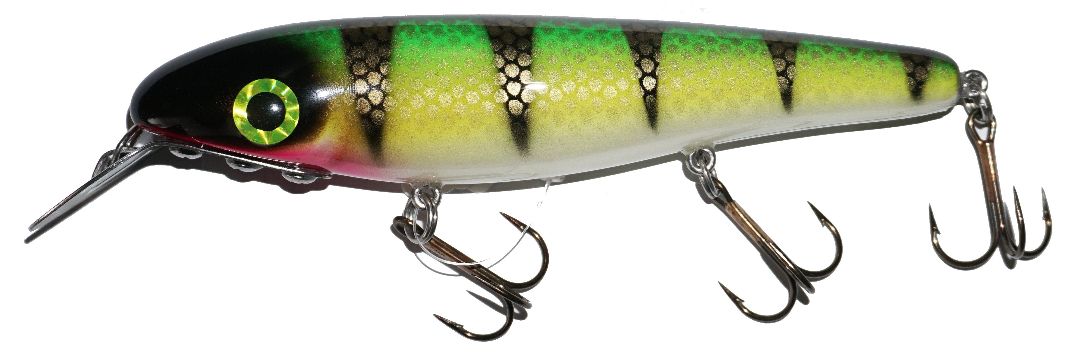 Big Fork Reef Digger Mid Range Crankbait Straight Model Fishing Lure - Perfect for Bass, Walleye, and Trout Fishing in Lakes and Rivers