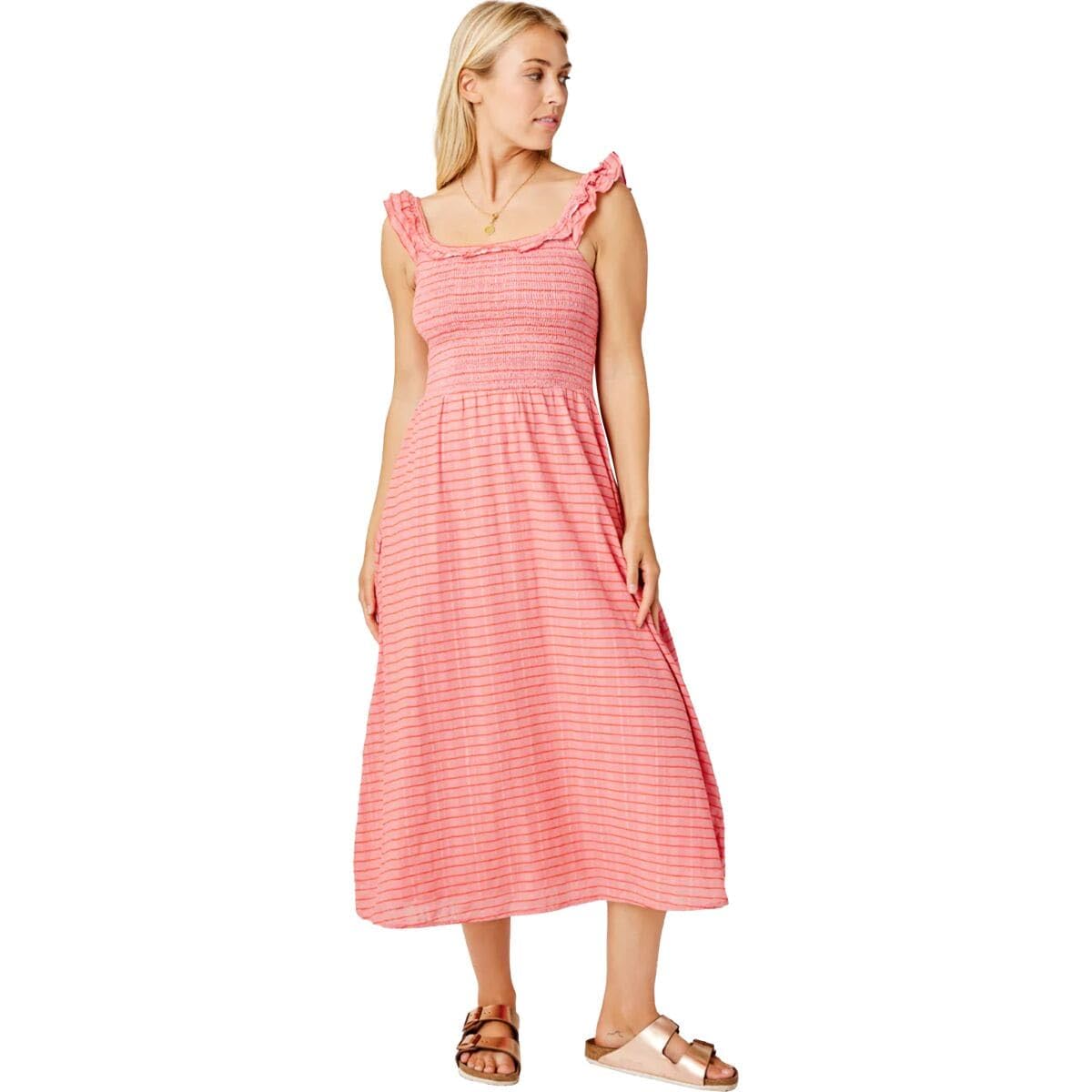 Carve Designs Women's Indie Dress - Flowy Boho Summer Dress with Pockets | Casual Beach Dress for Women | Perfect for Vacations, Date Nights & Outdoor Adventures
