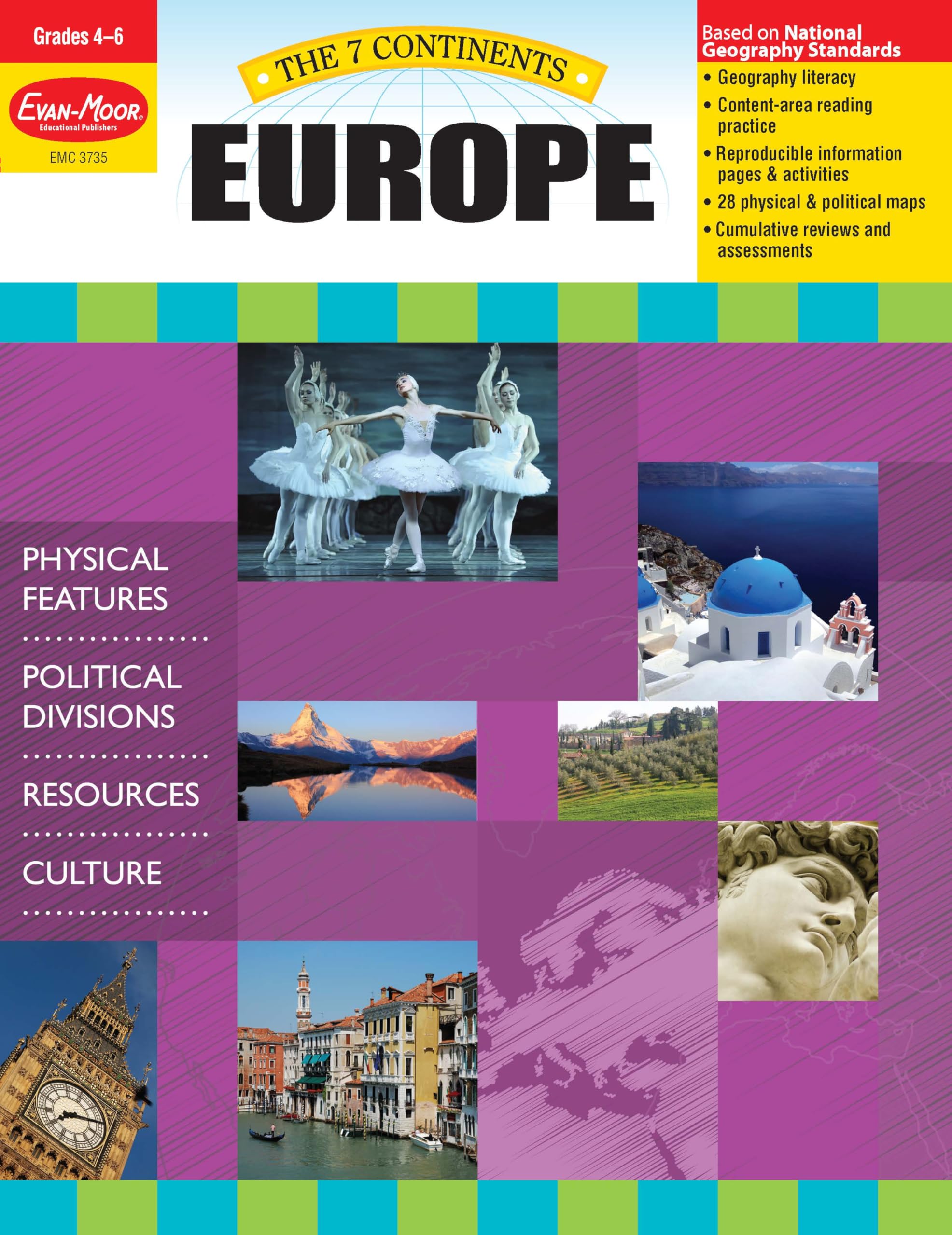 The Seven Continents - Europe Teacher Resource for Grades 4-6 | Social Studies Classroom Activities & Geography Lesson Plans
