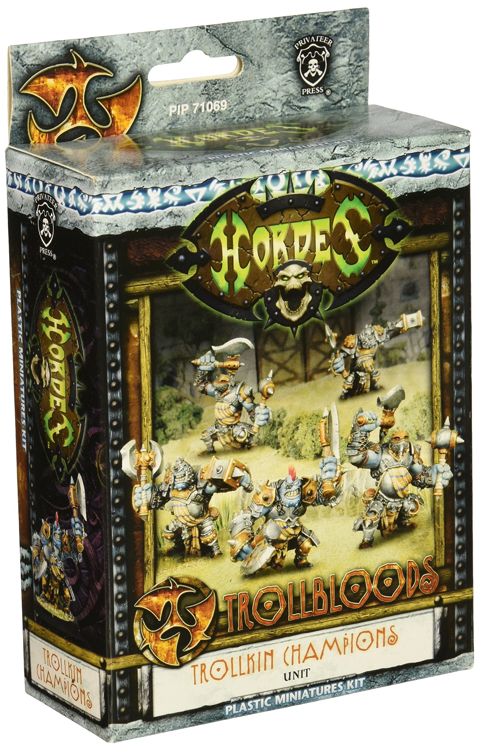 Privateer Press Hordes Trollblood Trollkin Champions Model Kit - Tabletop Wargaming Miniatures for Fantasy Battles & Collectors