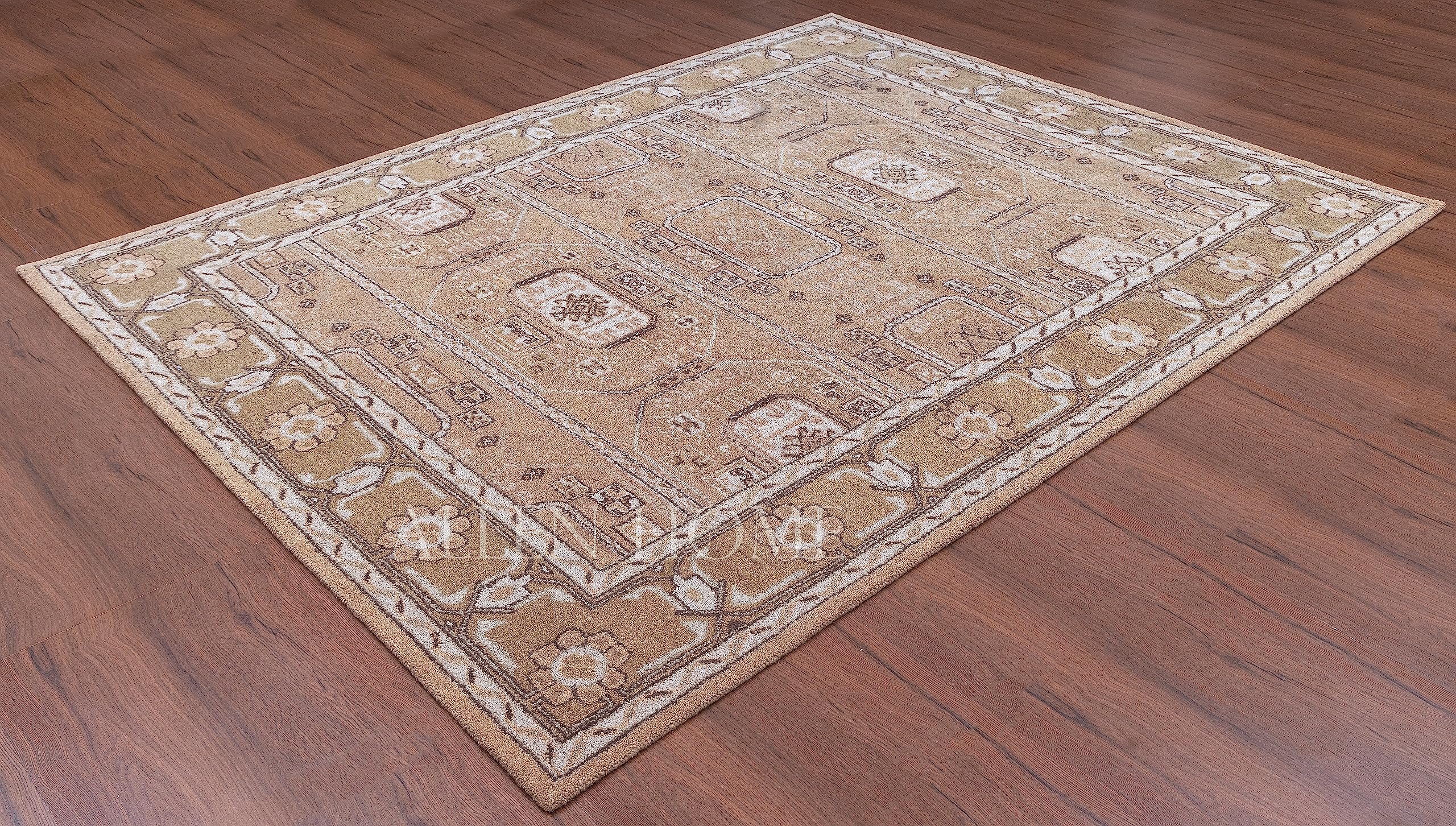 Allen Home Handmade Traditional Wool Area Rugs - Ellington Rug | 100% Pure Wool, Durable & Soft | 5' x 8' Living Room, Dining Room, Bedroom Rug | Perfect for Home Decor, Office & High-Traffic Areas