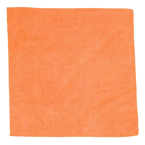 KR Strikeforce Economy Microfiber Towel - Super Absorbent, Quick Drying, Lint-Free Cleaning Cloth for Cars, Kitchen, Gym & Sports (Orange)