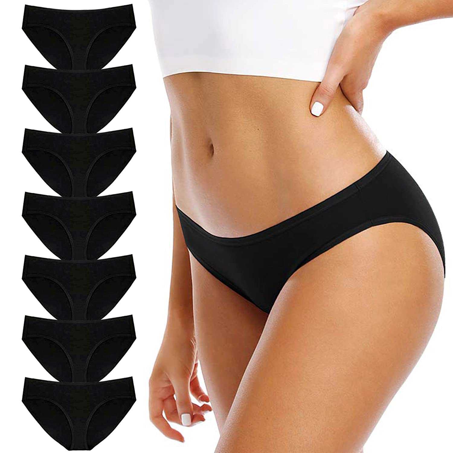 Women's Cotton Underwear - Soft, Breathable & Stretchy Hipster Panties for Everyday Comfort | Perfect for Yoga, Sleep & Daily Wear