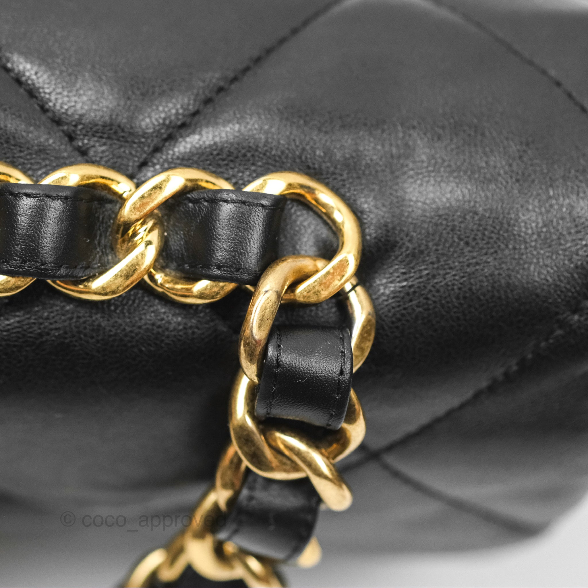 Chanel Classic Flap Bag with Chain Handle - Black Goatskin Leather & Gold Hardware | Luxury Shoulder Bag for Women, Perfect for Evening Events & Date Nights