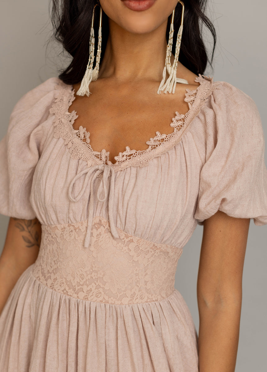 Elegant Cristina Shell Dress for Women - Flowy Summer Maxi Dress with V-Neck & Long Sleeves | Perfect for Beach Vacation, Wedding Guest & Special Occasions