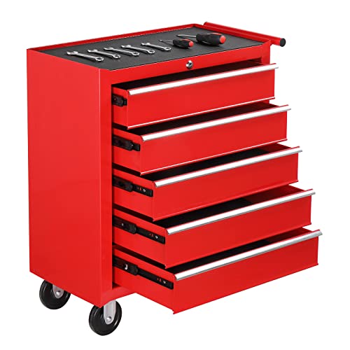 5-drawer Red