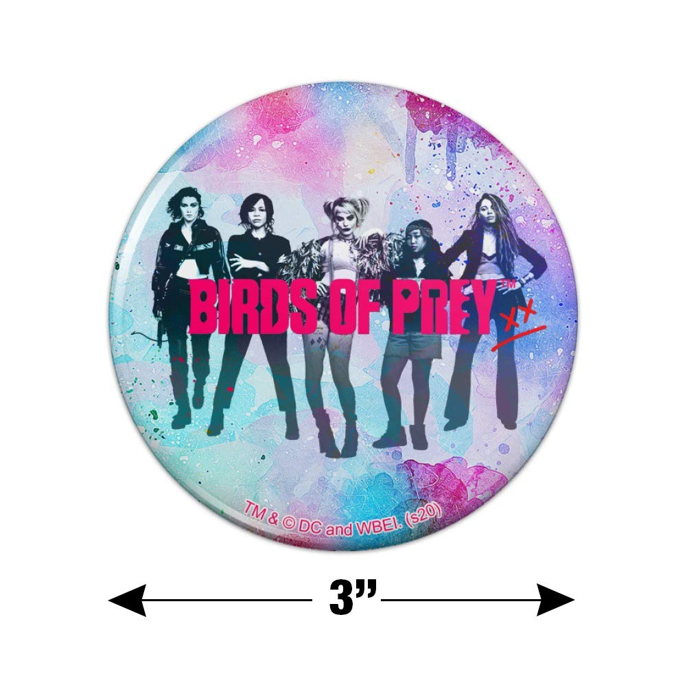 Birds of Prey Women's Kitchen Refrigerator Magnet with Button Design - Perfect for Home Decor, Office, and Gifts