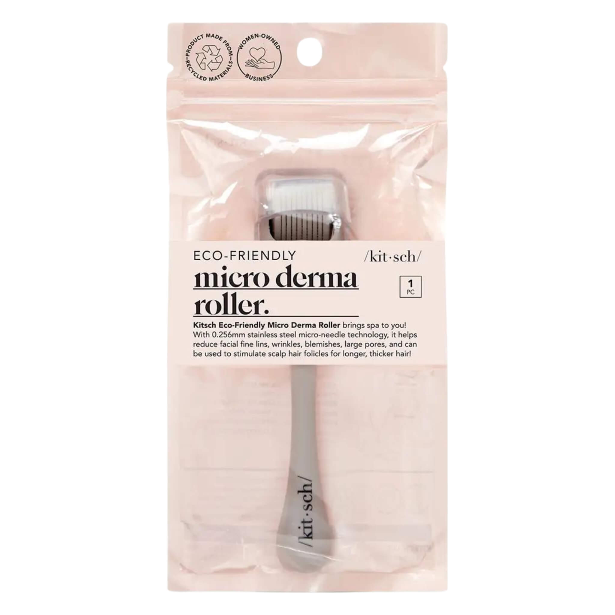 Micro Derma Facial Roller for Skin Tightening & Anti-Aging - 540 Titanium Needles Derma Roller for Face & Body - At-Home Microneedling Treatment for Wrinkles, Scars & Stretch Marks | Perfect for Skincare Routine & DIY Facial Treatments
