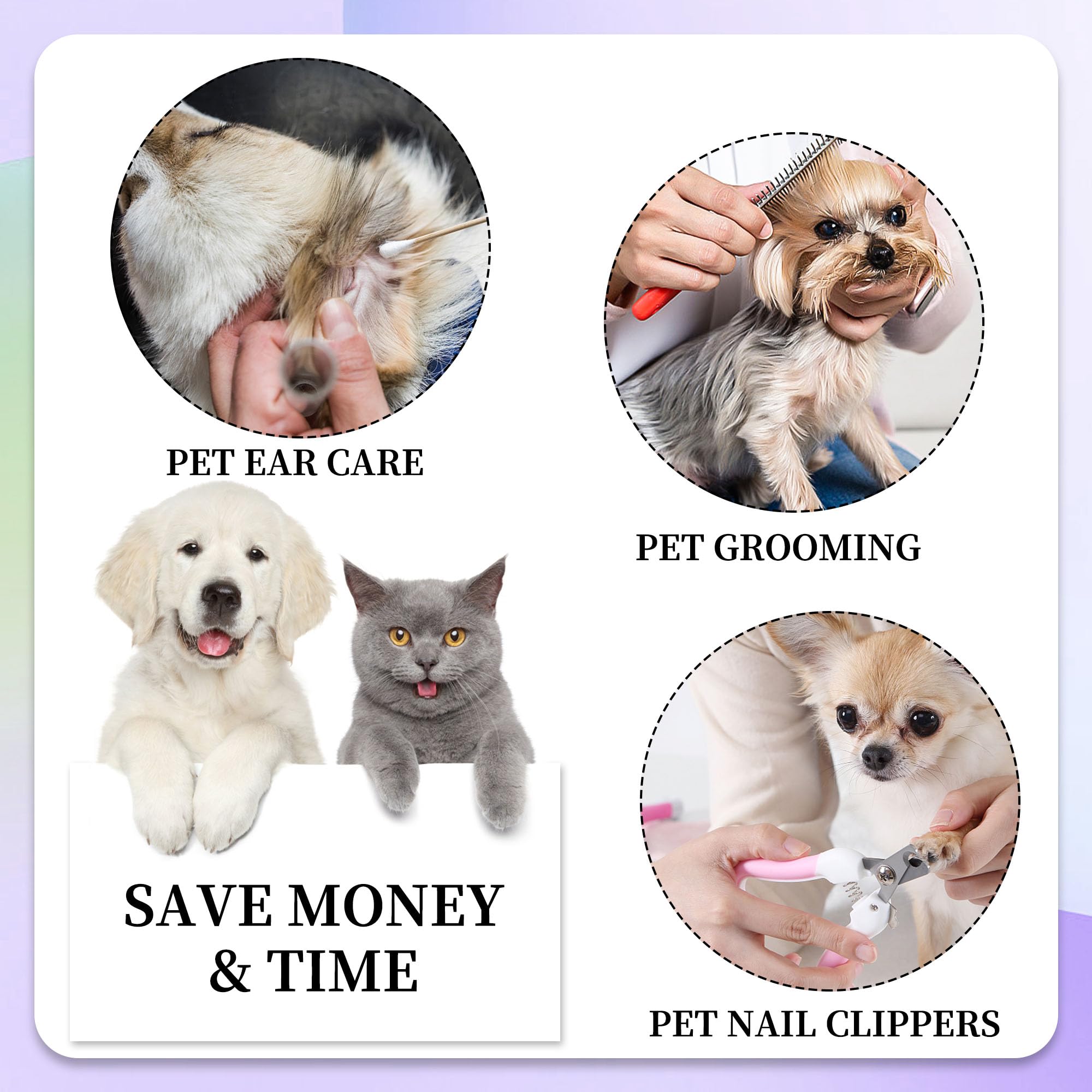 Small Dog Grooming Hammock for Nail Trimming - Pet Sling Harness for Safe Nail Clipping (Black, Size S) - Perfect for Home Grooming & Vet Visits