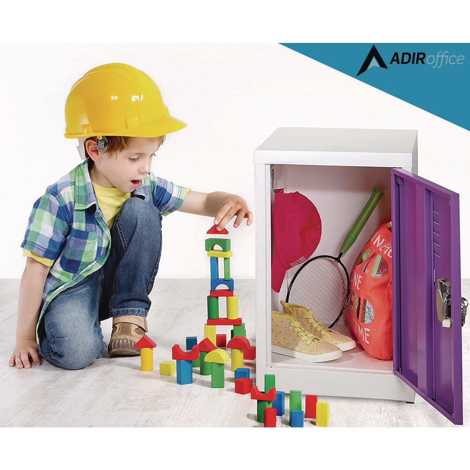 AdirOffice Steel Storage Locker - 1 Compartment, 15