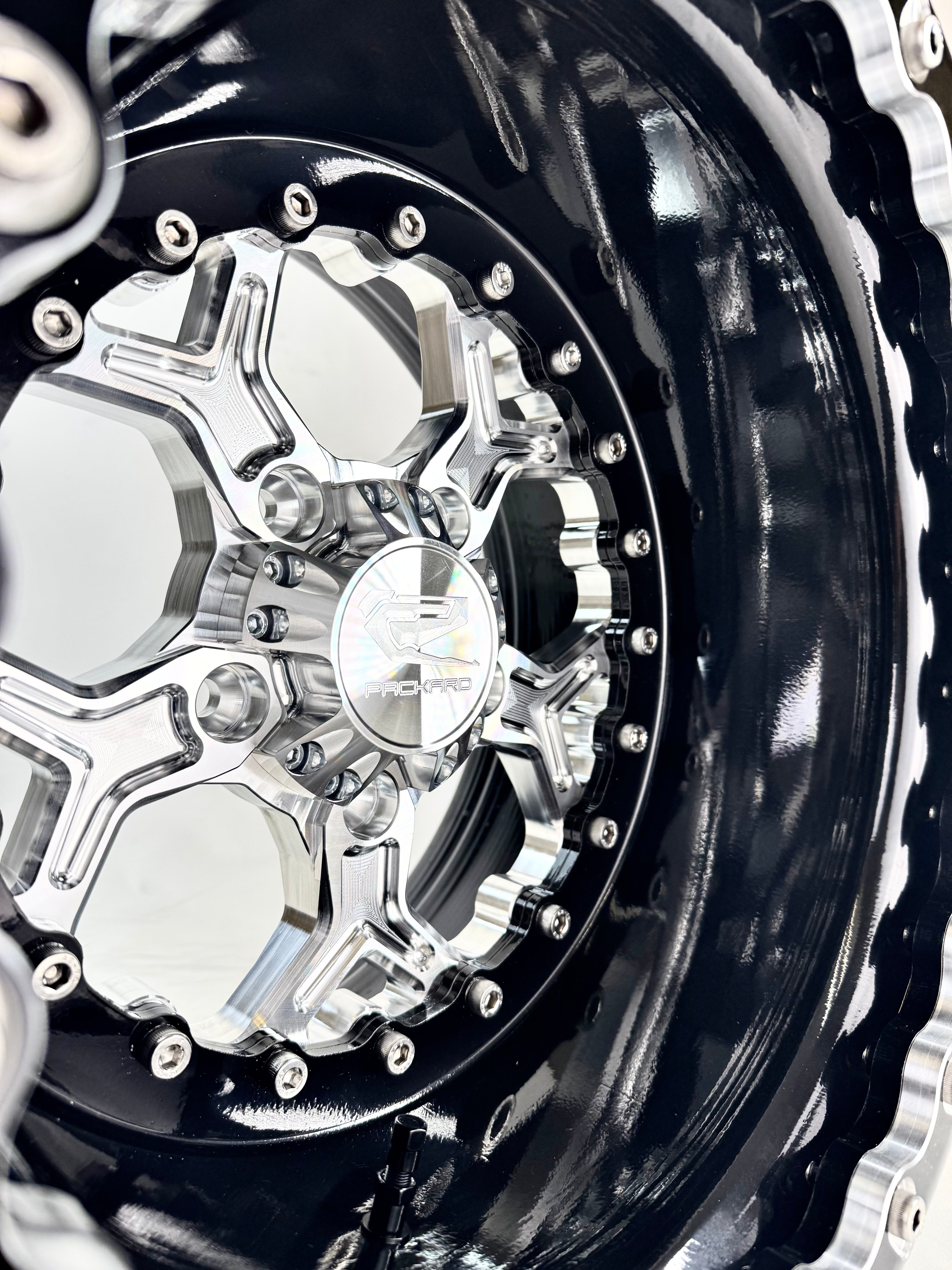 Ultra Light Pro 5 Beadlock Wheels - Silver RZR PRO R 5x4.5 Bolt Pattern - Off-Road & UTV Accessories for Enhanced Traction & Durability on Rocky Terrains