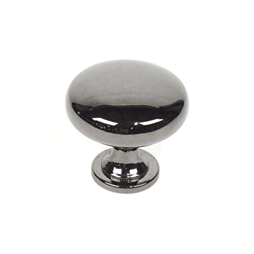 Century Cabinet Knobs - Pack of 50 Black Nickel Drawer Pulls - 3-1/16 Inch Diameter Lisbon Style (20304-NB) - Durable Cabinet Hardware for Kitchen, Bathroom & Furniture Upgrade