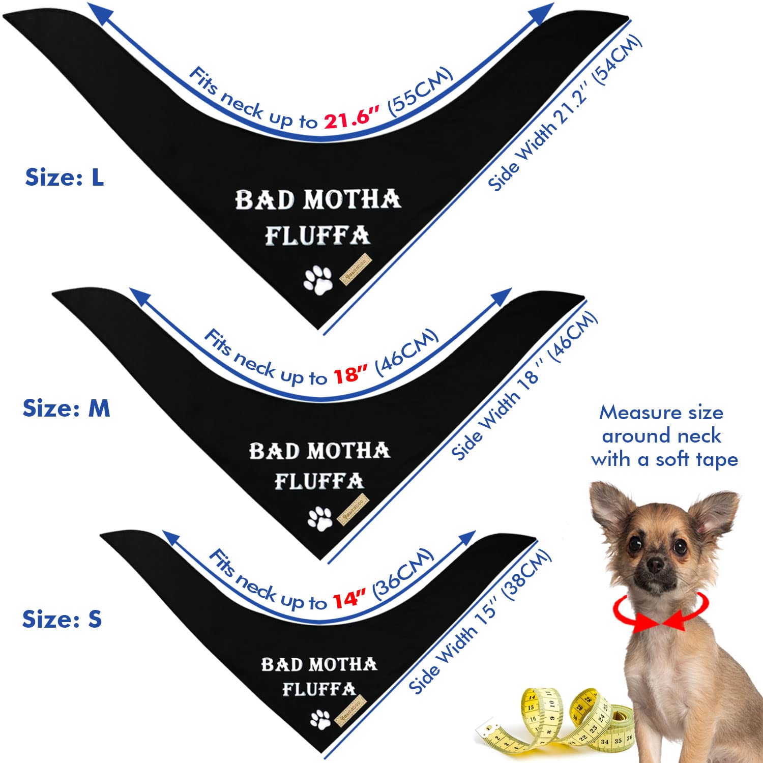 Reversible Dog Bandanas for Small Medium Large Breeds - Soft & Durable Pet Bibs with Adjustable Fit - Cute Kerchief Scarfs for Boys & Girls - Perfect for Walks, Photos & Special Occasions