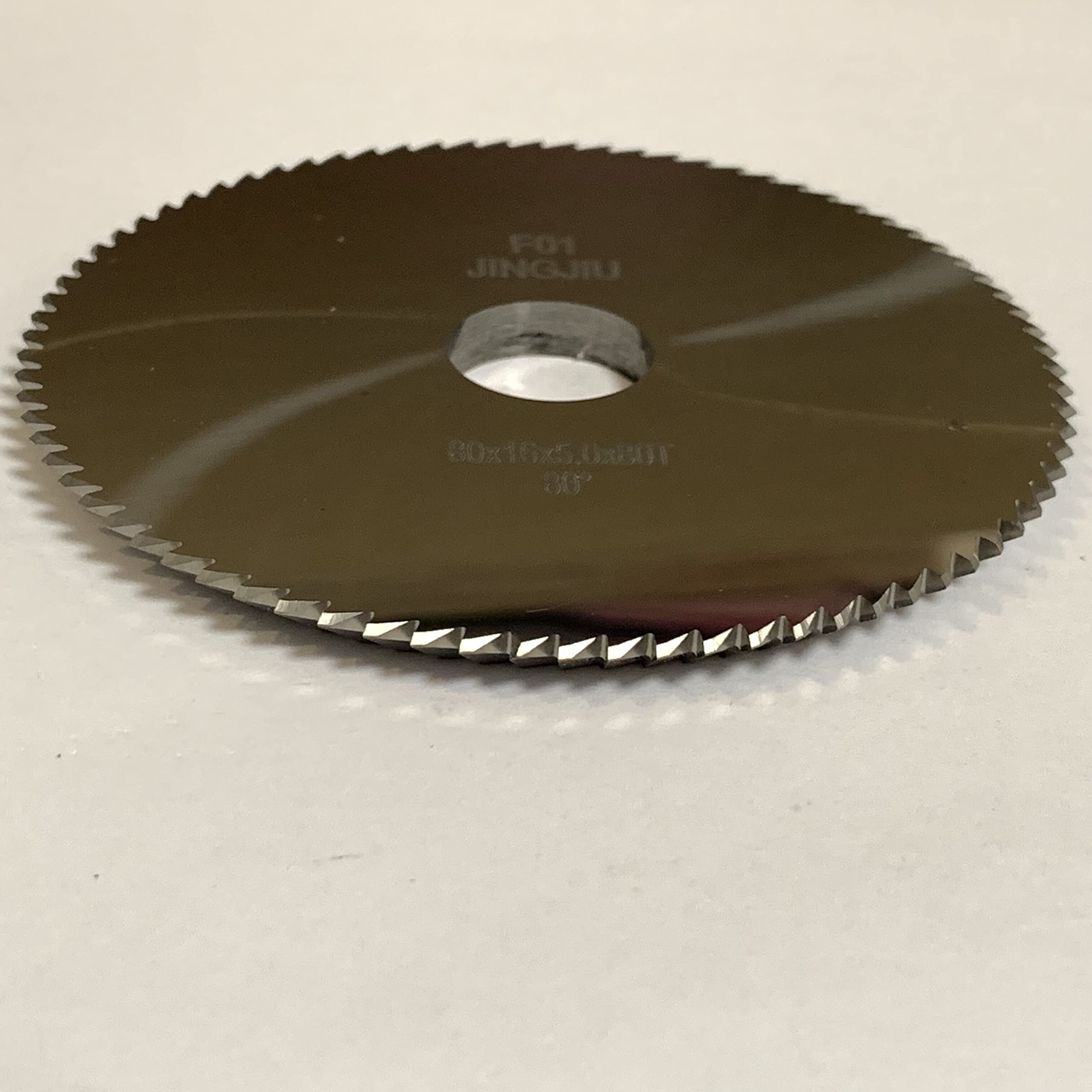 Carbide Milling Cutter F01 (RIC08143B) 80x5.0x16x80T - High Precision Cutting Tool for KEYLINE deZmo Machine - Perfect for Metalworking, CNC Machining & Industrial Applications (1 Piece)