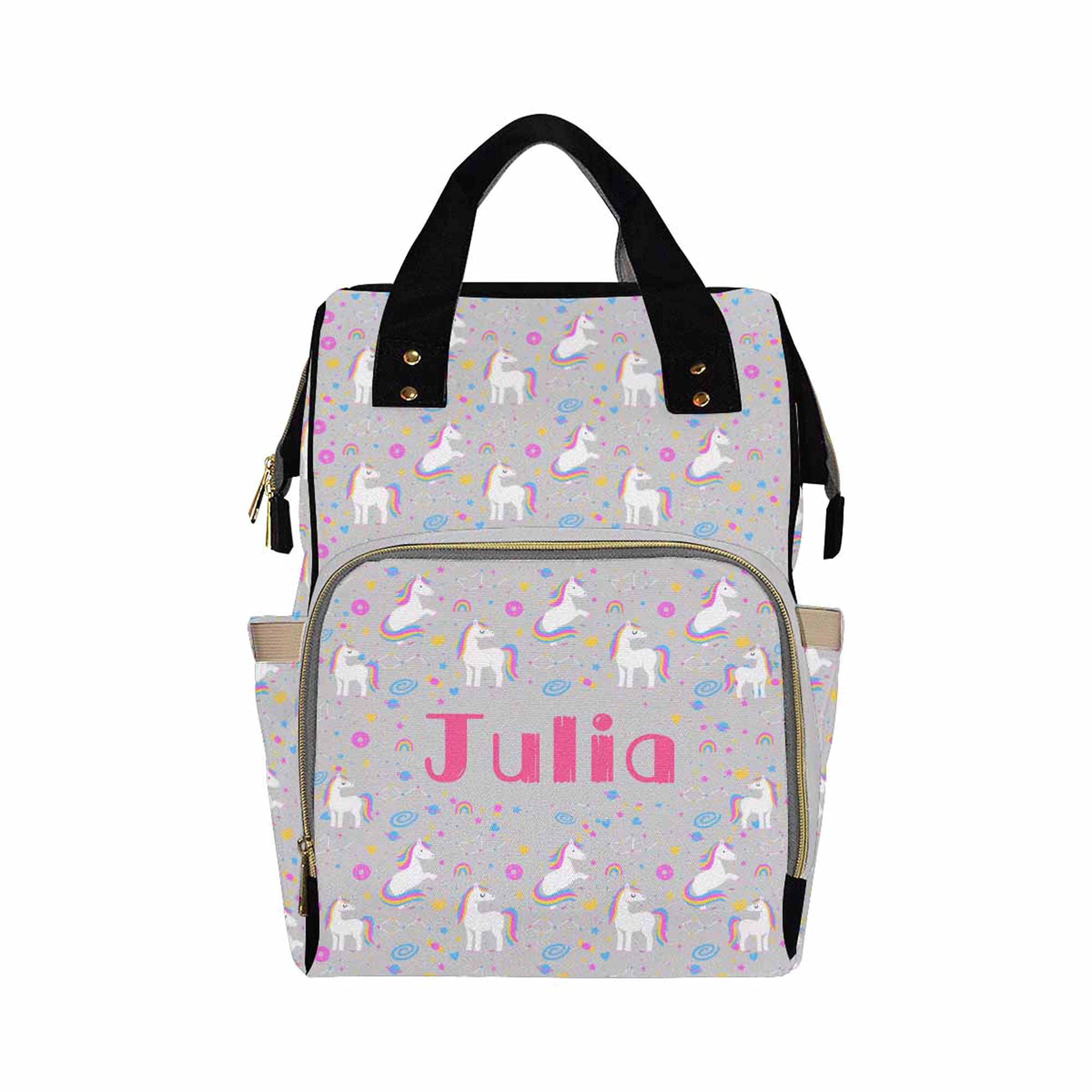 **Personalized Lightweight Unicorn Backpack for Kids – Custom Name School Bag for Boys & Girls, Diaper Bag for Baby & Toddler – Multi-Functional Travel Backpack for School, Daycare & Birthday Gifts**    *(Perfect for School, Travel, Daycare & Birthday Presents!)*