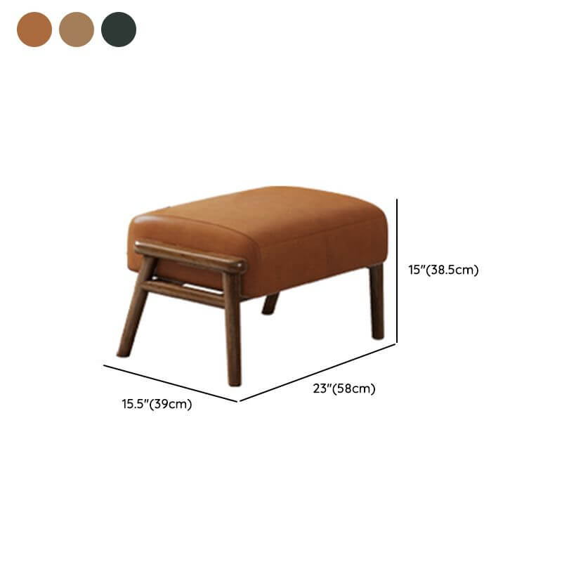 Ergonomic Wood Rocking Chair with Ottoman - Comfortable Couch for Living Room, Nursery & Porch - Perfect for Relaxing, Nursing & Reading