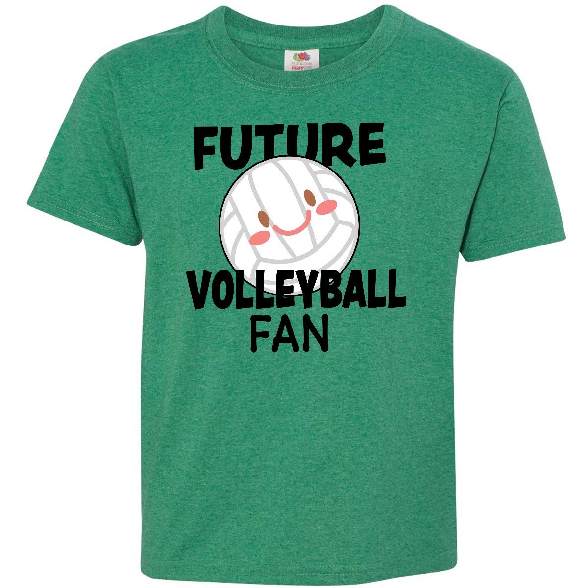 Inktastic Future Volleyball Fan Youth T-Shirt - Cute Volleyball Lover Graphic Tee for Girls & Boys - Perfect for School, Sports Practice & Game Day Outfits