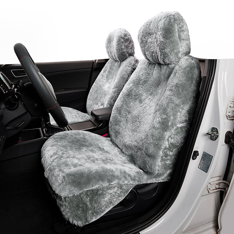 Premium TARRAMARRA® Genuine Sheepskin Car Seat Covers Twin Pack - Soft & Breathable for Ultimate Comfort - Perfect for Long Drives, Road Trips & Winter Warmth