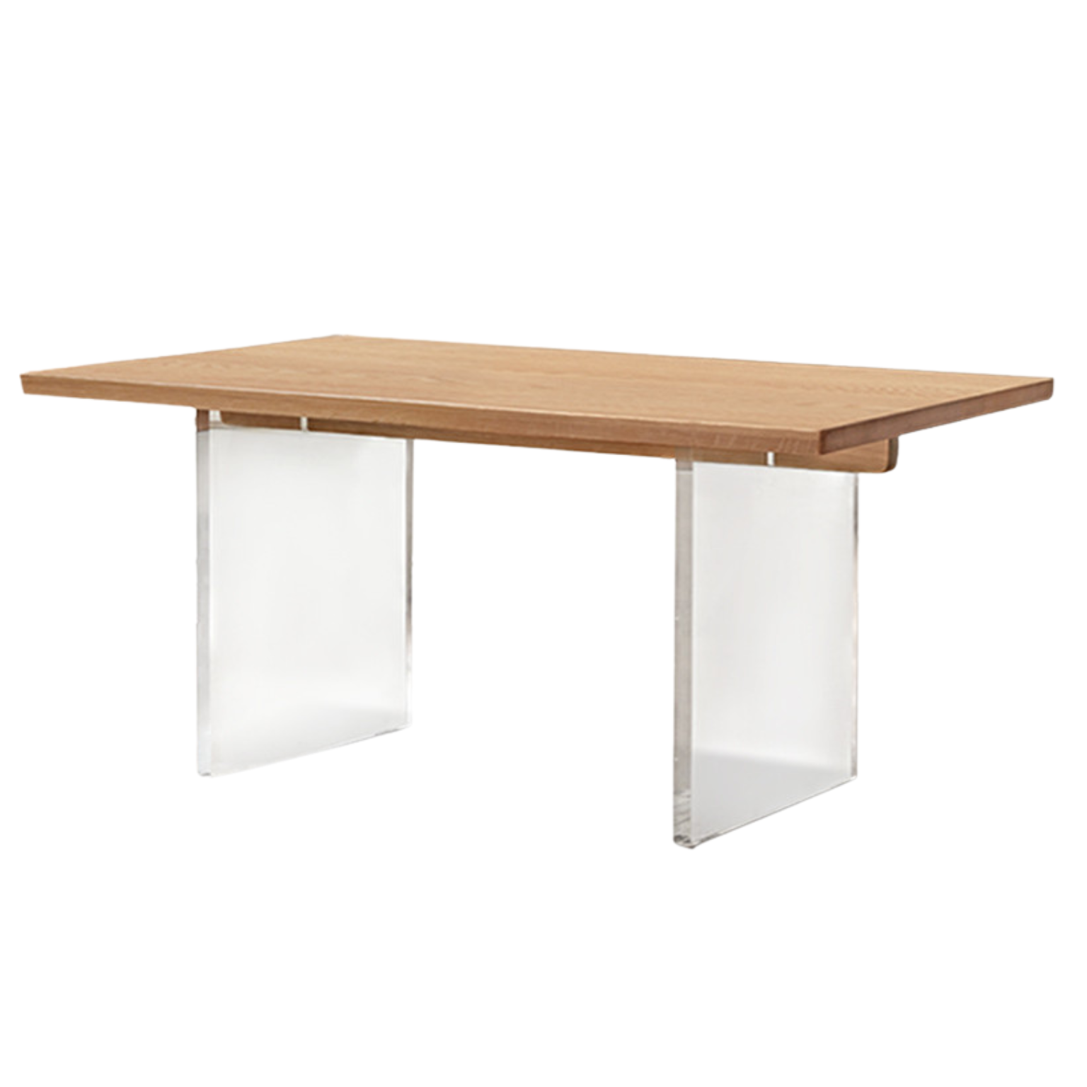 55.1x31.4x29.5 inch / 140x80x75 cm / Natural Wood Color / Oak Suspended dining table
