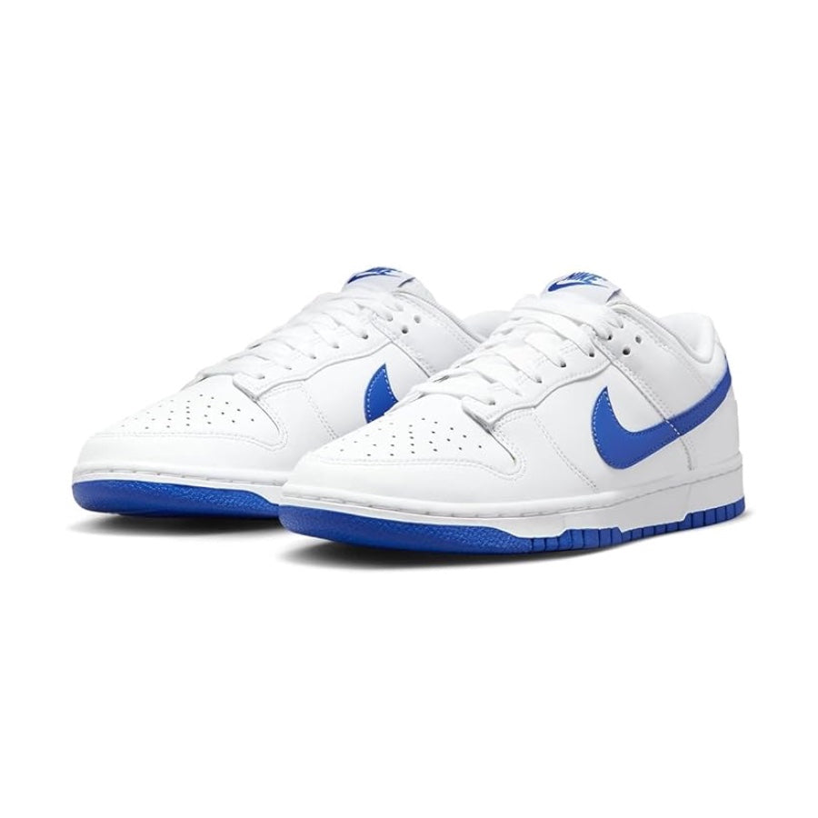 Nike Dunk Low Hyper Royal White Sneakers - Men's & Women's Casual Shoes for Running, Walking & Streetwear Fashion
