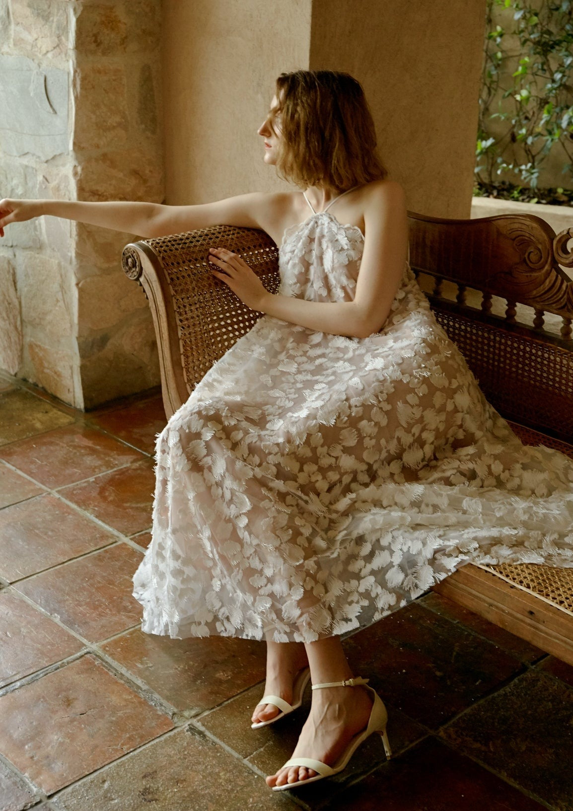 Custom Wedding Gown | Handmade Bridal Dress for Bride | Perfect for Church Ceremony, Beach Wedding & Formal Reception
