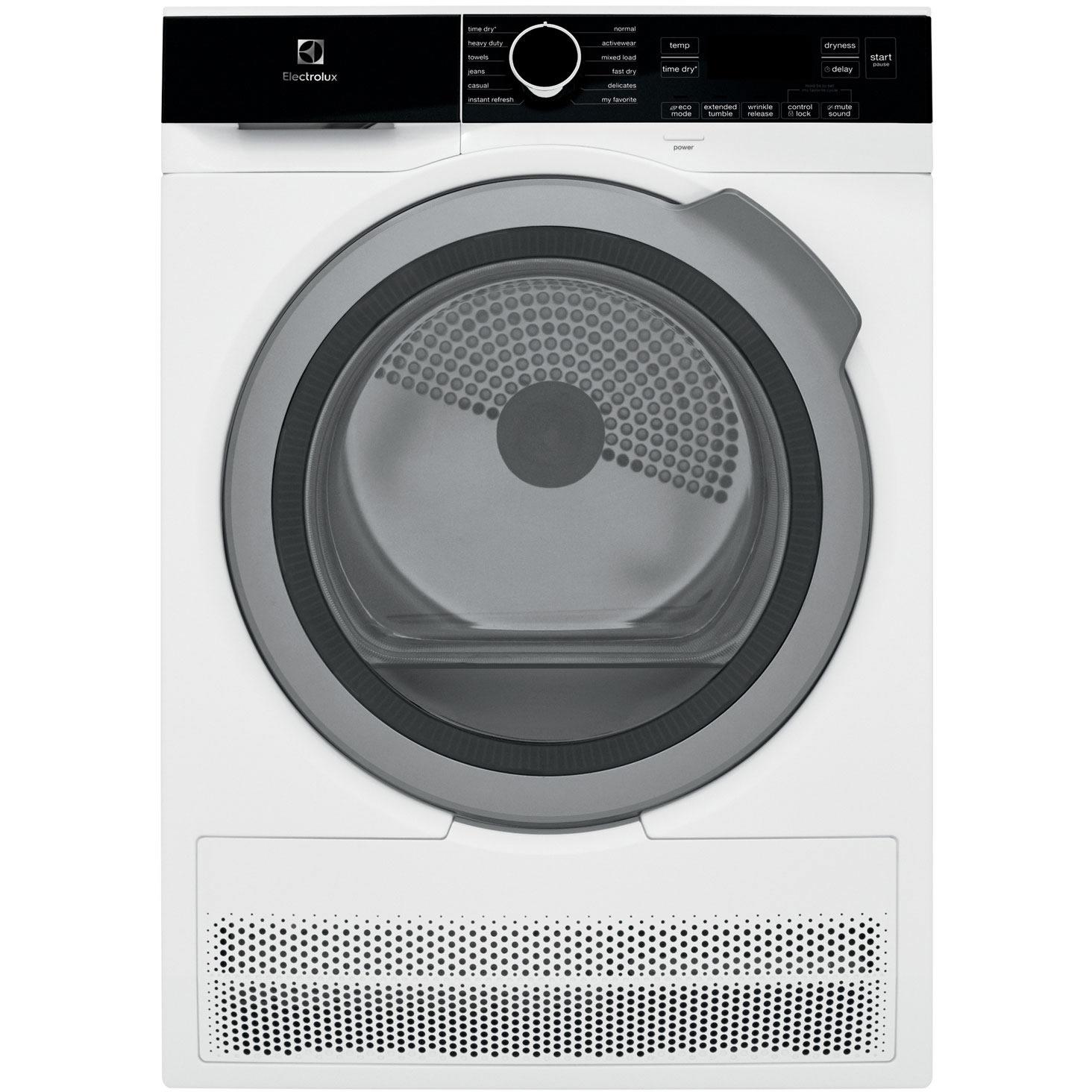 Electrolux 4.0 cu. ft. Electric Dryer with IQ Touch Controls ELFE422CAW - Perfect for Laundry Rooms & Large Family Homes