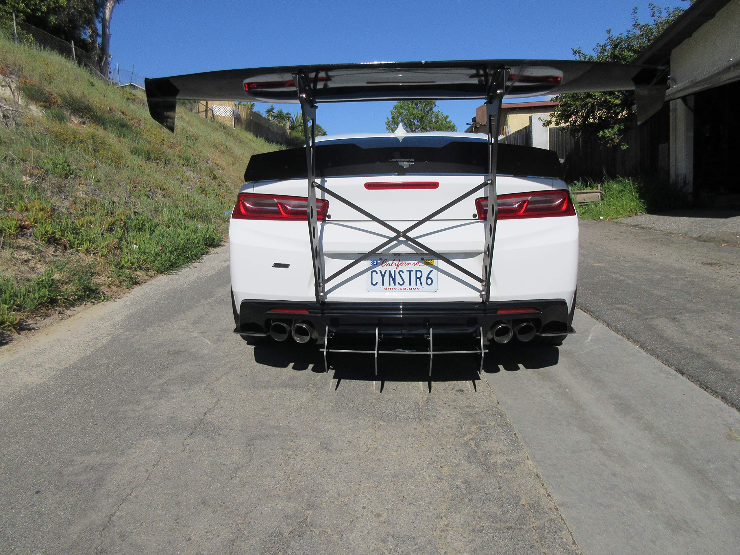 **2016-2021 Camaro SS Rear Diffuser - High-Performance Hardcore Design | Made in USA | Enhances Aerodynamics & Style for Racing & Street Driving**