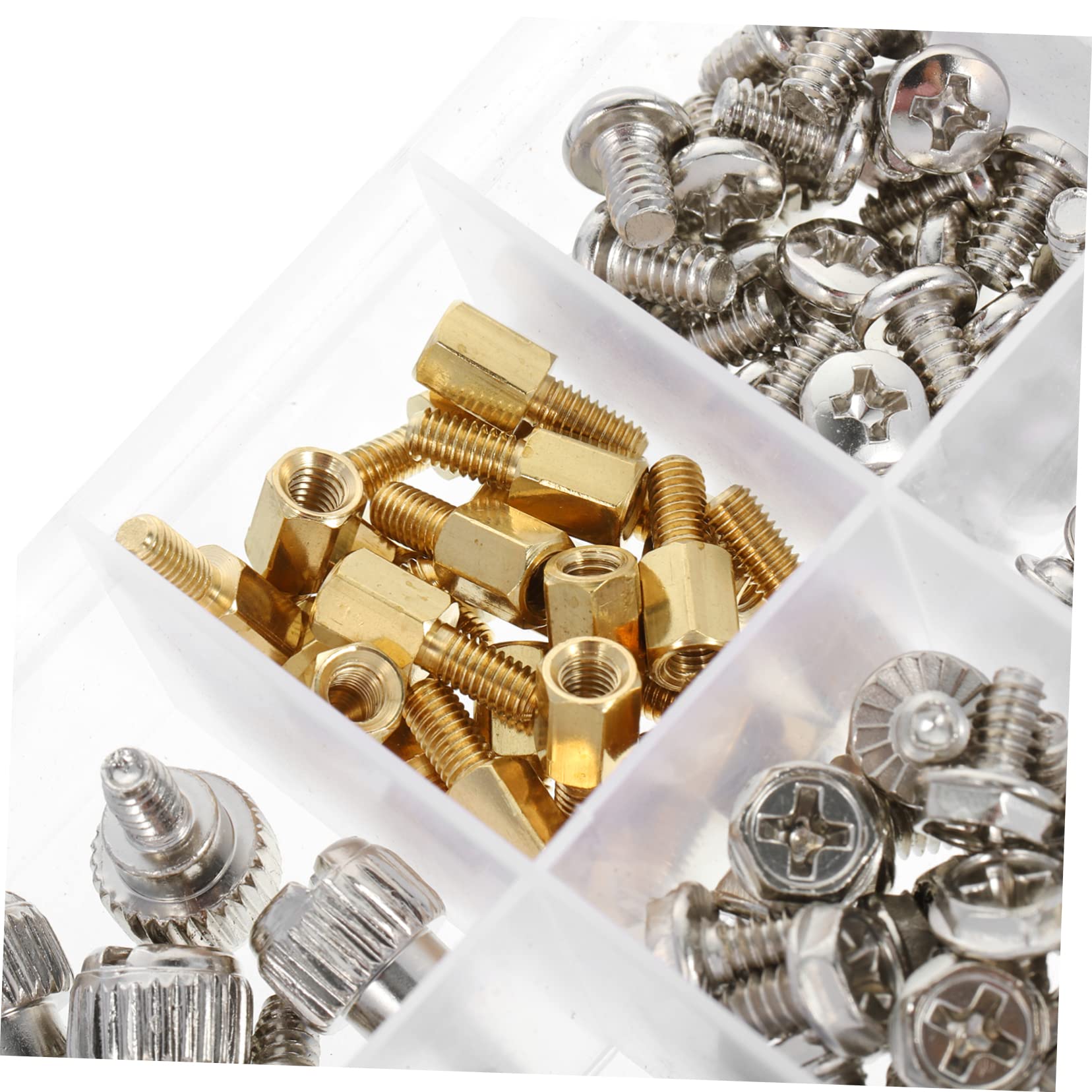 Mobestech 3 Sets Computer Motherboard Screw Kit - Includes Standoffs, Flat Head Tapping Screws & Countersunk Bolts | PC Building & Repair Accessories for DIY Computer Assembly & Maintenance