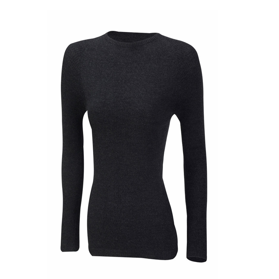 Women's Merino Wool Long Sleeve Base Layer Top - Soft & Warm Thermal Shirt for Hiking, Skiing & Outdoor Activities