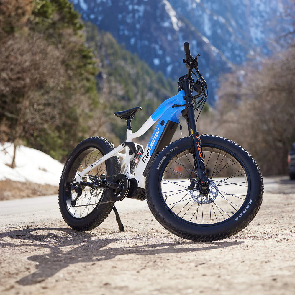 Cyrusher Trident 1000W Mid-Drive Electric Bike - 28 MPH Speed & 75 Mile Range - Perfect for Commuting, Off-Roading & Urban Adventures