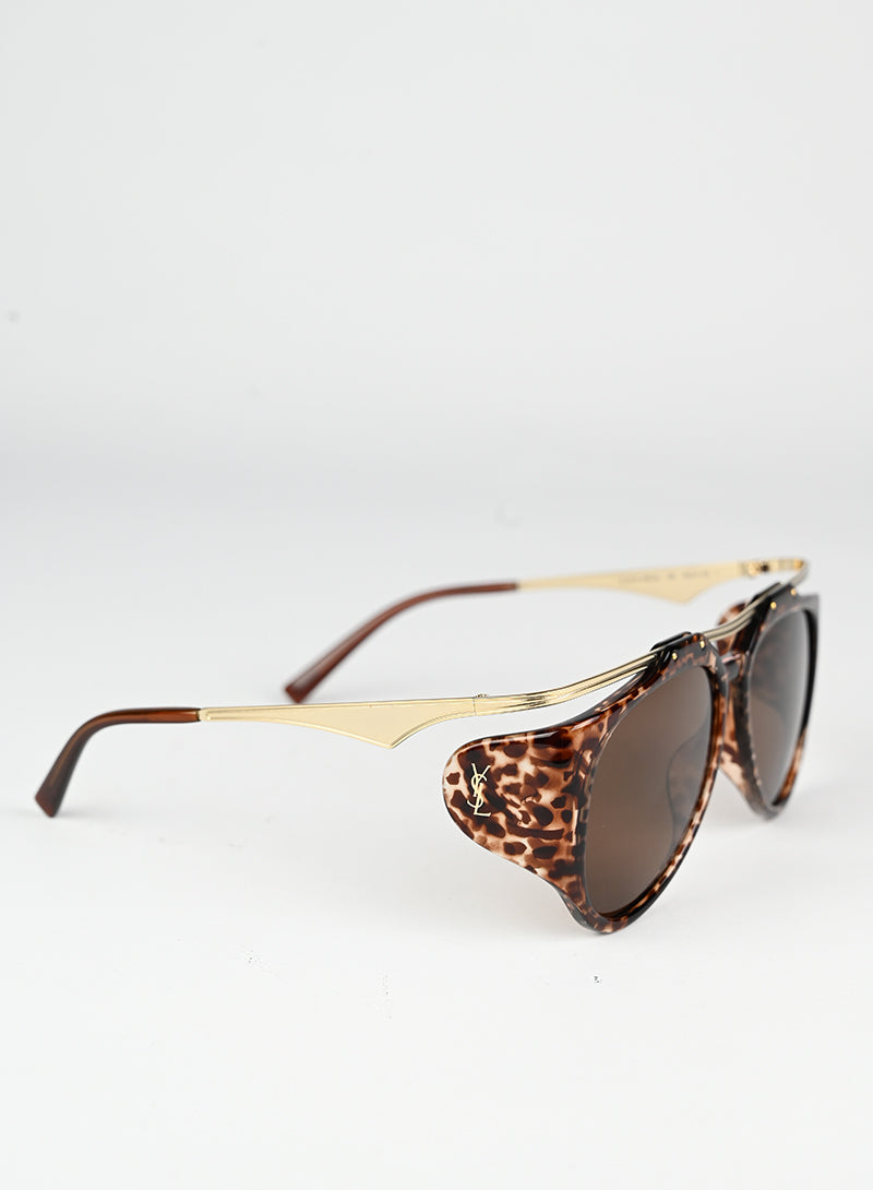 Saint Laurent Tortoiseshell Sunglasses - Luxury Designer Shades for Women & Men | Perfect for Beach, Travel & Fashion Outfits