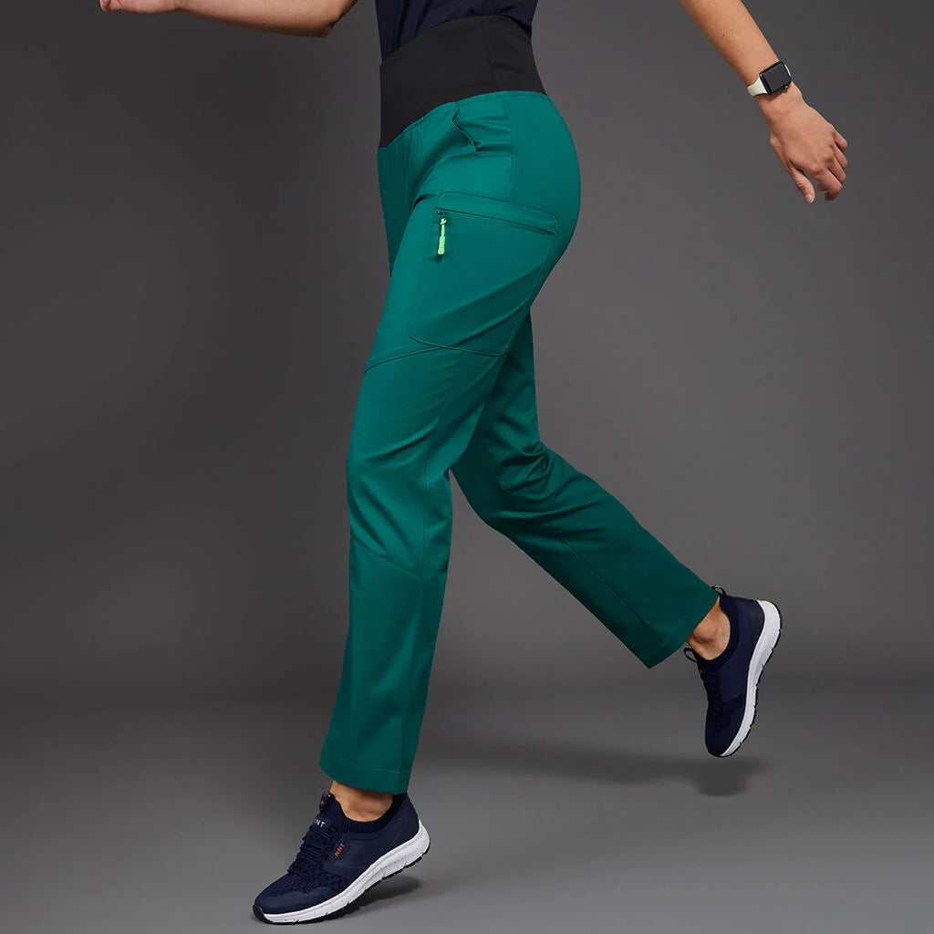 Next Generation Antibacterial Active Curie Scrub Pants - Moisture Wicking Medical Uniform for Doctors & Nurses - Perfect for Hospital Shifts & Healthcare Professionals