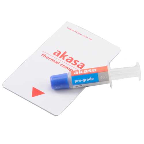 Akasa AK 460 High-Performance Silicone Thermal Compound Paste for CPU Cooler & Heat Sink - Perfect for PC Builds, Gaming Rigs, and Laptop Cooling Upgrades