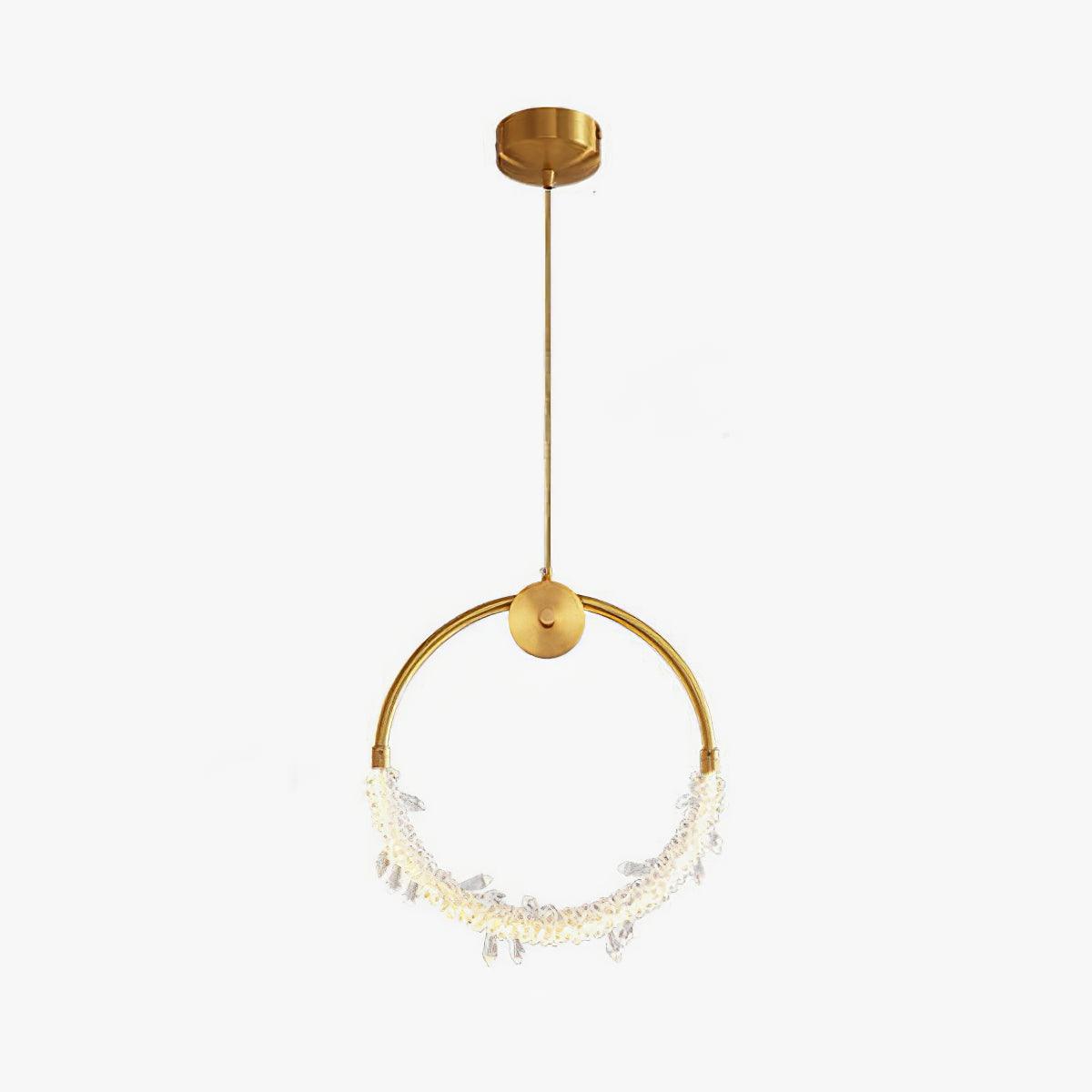 BU08P15G Modern Pendant Light - Elegant Hanging Ceiling Lamp for Kitchen, Dining Room, Bedroom & Living Room Decor