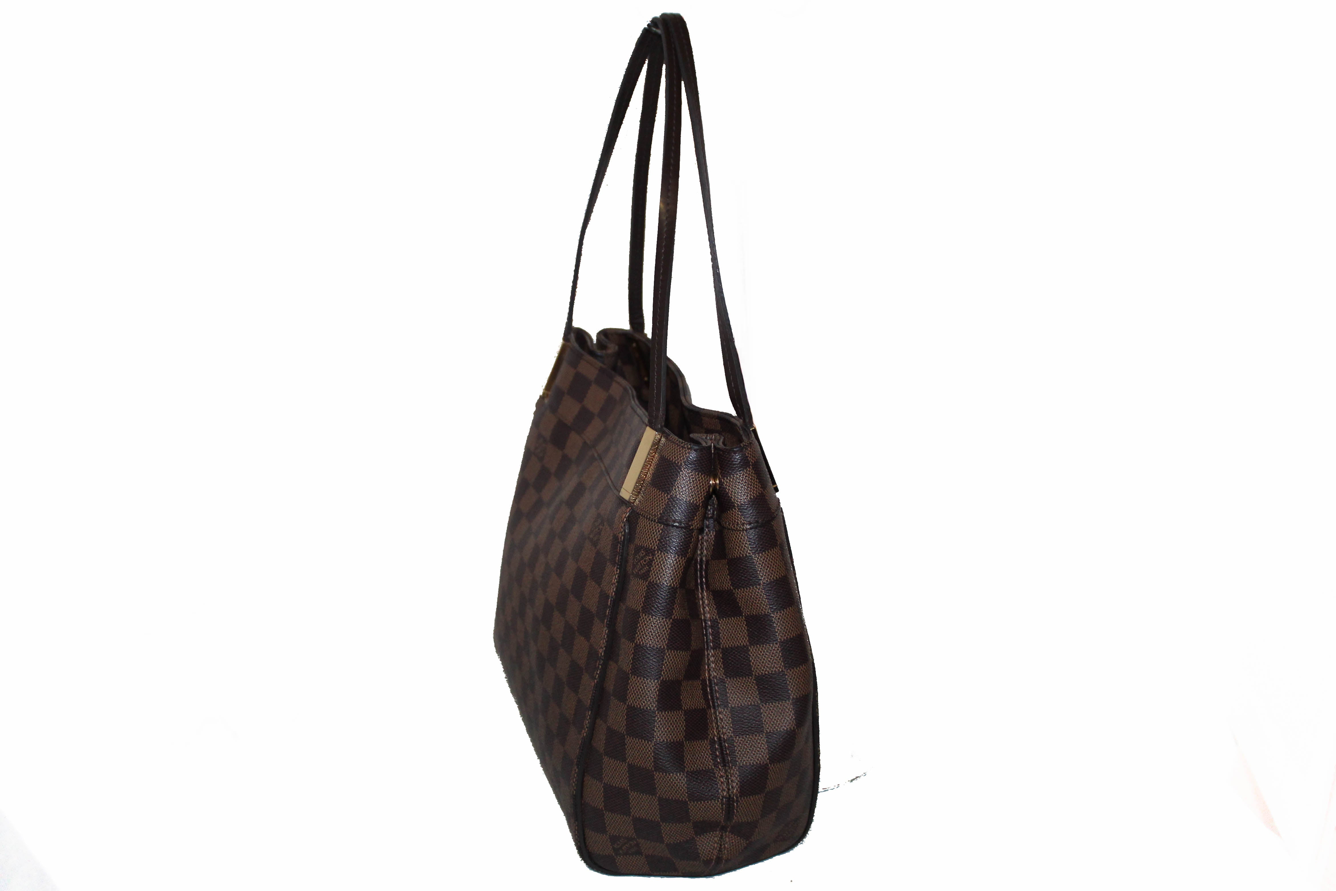 Authentic Louis Vuitton Damier Ebene Marylebone PM Shoulder Bag for Women - Luxury Designer Handbag with Crossbody Strap, Perfect for Work, Travel & Everyday Use