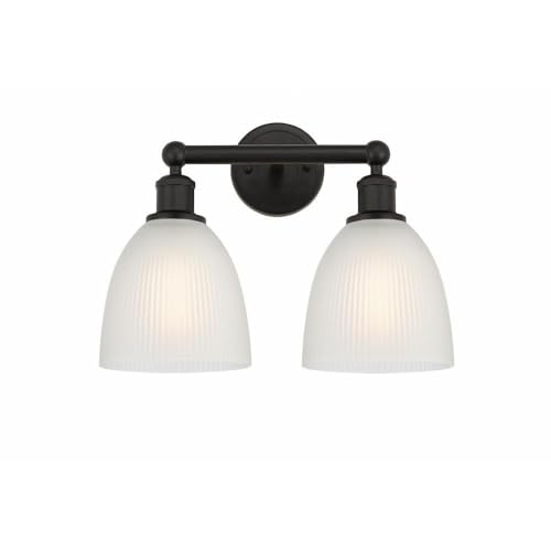 Innovations Lighting Castile 2-Light Bathroom Vanity Light - Industrial Style, 11.5