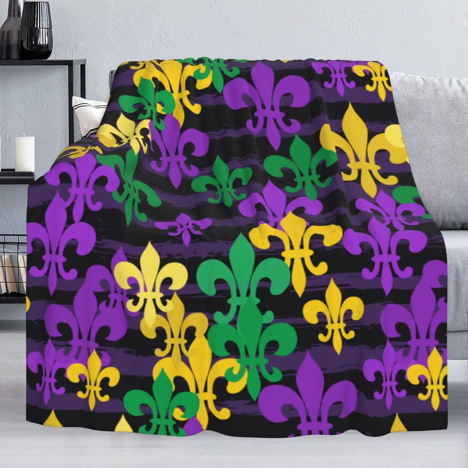 Premium Lightweight Cozy Fleece Blanket 60