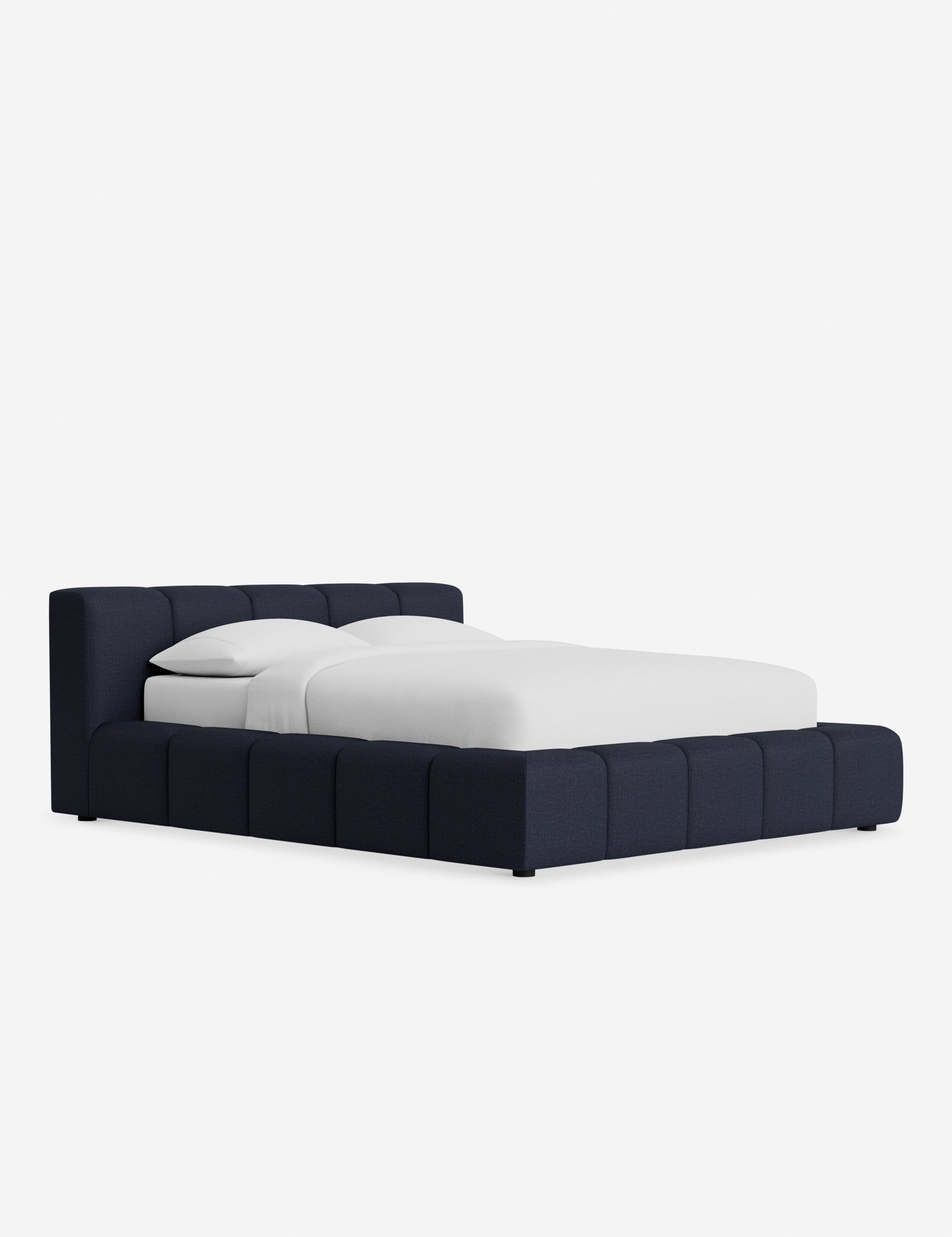 Cambry Platform Bed Frame - Modern Minimalist Wooden Bed with Headboard - Perfect for Bedroom, Guest Room & Small Spaces