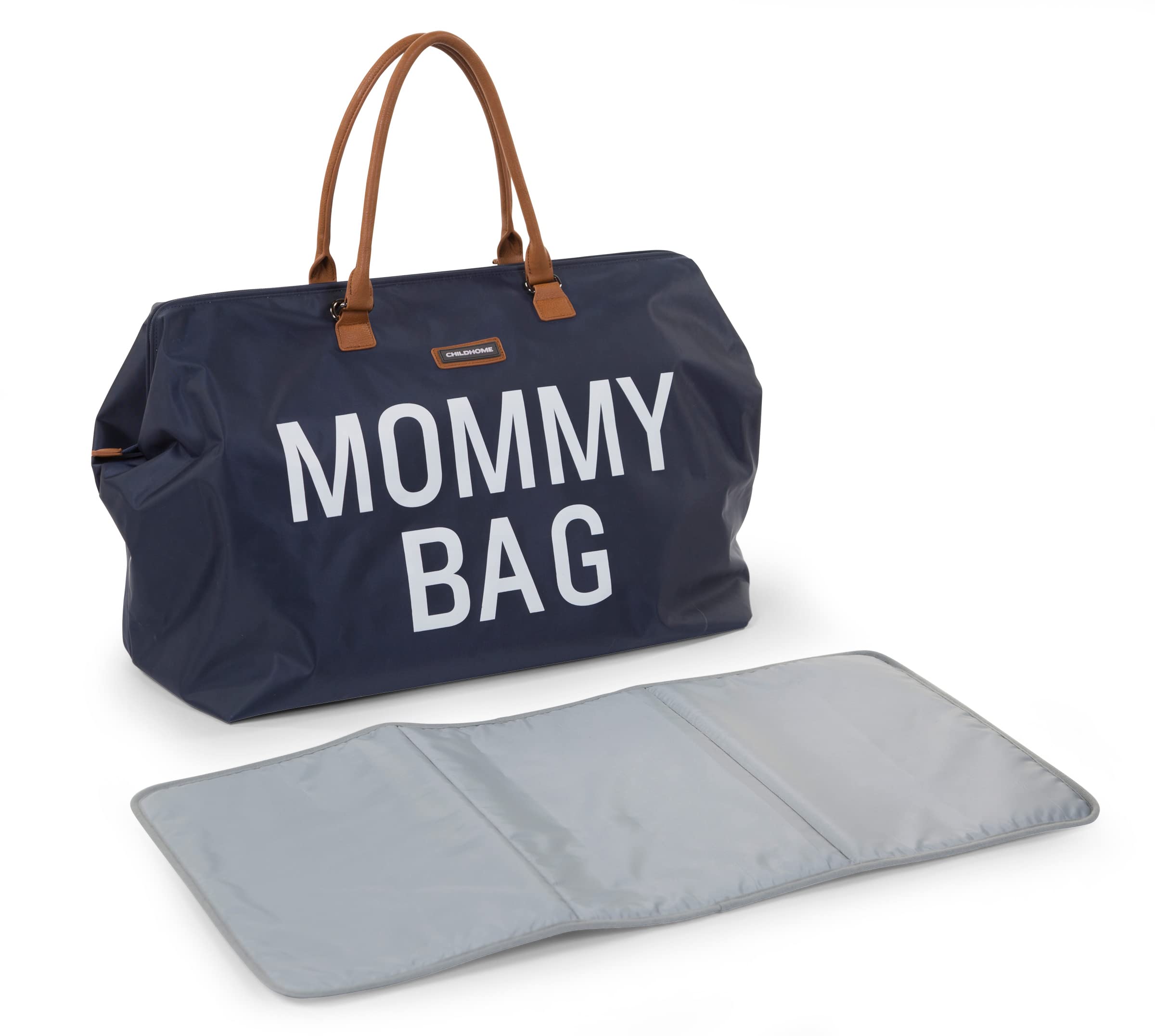 Childhome MOMMY BAG Large Baby Diaper Bag - Spacious Travel Organizer for Baby Essentials | Perfect for Daycare, Outings & Family Trips